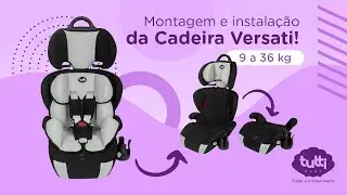 Como instalar a Cadeira Versati no carro - Grupo I, II e III
