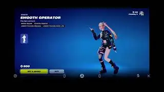 SMOOTH OPERATOR (Music) (Emote)- Fortnite
