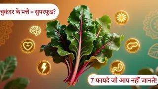 🌿 चुकंदर के पत्ते (Beet Leaves) खाने के 7 अद्भुत फायदे! | Beet Greens Benefits in Hindi | Superfood