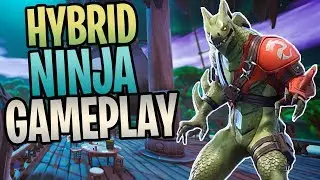 FORTNITE — новый гибридный легендарный ниндзя-спасатель в режиме «Сражение с Бурей» (новая способ...