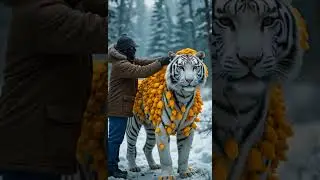 Rare White Tiger Found Covered in Mysterious Yellow Growths &ndash; A Wildlife Rescue Story