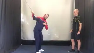 Grant Field Golf Drill 4 - Using the GravityFit TPro to help with maintaining radius