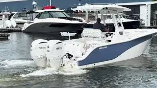Yamaha Helm Master Joystick operating - SeaFox 268 Centre Console