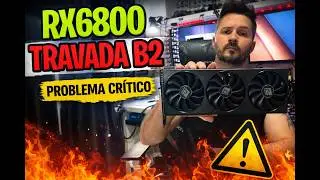 RX6800 POWERCOLOR - Tela Preta C&oacute;digo B2