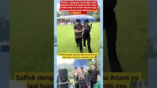 semangat mba arumi nemenin perjalanan dinas pak emil dardak #arumibachsin #emildardak #viralshort