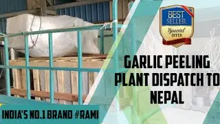Garlic Peeling Machine Plant Export To Nepal | Garlic Peeler Machine Exporter | RAMI INTERNATIONAL