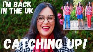 I'm back in the UK! A little catch up & an EMPTY NEST.