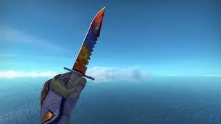 M9 Marble Fade FN + Gloves Fade WW CS:GO