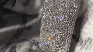 Rhinestone phone case Swarovski iPhone case Apple Bling Bling case Diamond case