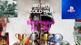 Black Ops Cold War | Unlock All PSN Trophies | PS4 / PS5