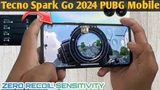 Tecno Spark Go 2024 ki PUBG Mobile Sensitivity Setting 🔥 Tecno Spark Go 2024 PUBG Mobile Sensitivity