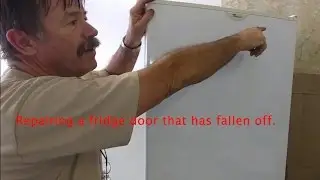How to repair a fridge door that has fallen off - JDNel Refrigeration
