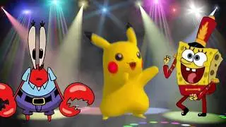 SPONGE BOB or PIKACHU DANCE / Губка боб и Пикачу танцуют