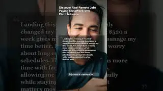 Explore High-paying Remote Opportunities at $520/Week with Flexible Schedules