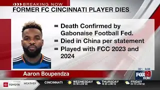 Former FC Cincinnati star Aaron Boupendza dies at 28
