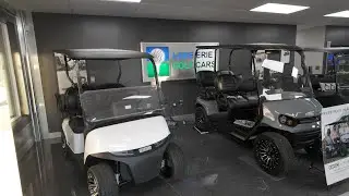 2026 E-Z-GO RXV4 with Infotainment Upgrade, Soundbar & Turn Signals Lake Erie Golf Cars #ezgo