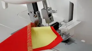 BERNINA Overlocker L 460 / L 450: Einfädeln und nähen, 2-Faden Overlock