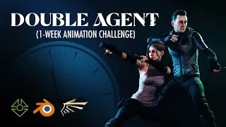 Double Agent - Spy Thriller Teaser (1-Week Animation Challenge)