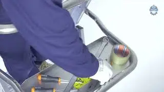 Delmer Mobile Platform stepladder