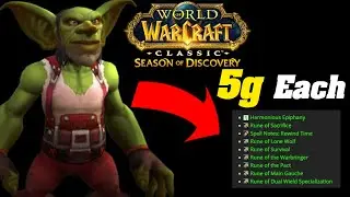 HUGE FIND! Rune VENDOR In Season Of Discovery