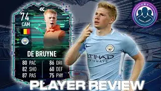 74 SILVER FLASHBACK DE BRUYNE PLAYER REVIEW! 😱 FLASHBACK DE BRUYNE SBC - FIFA 22 ULTIMATE TEAM
