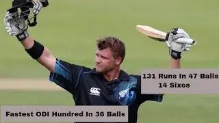 Corey Anderson Fastest Hundred In ODI In 36 Balls | New zealand Vs West indies 3rd ODI 2014