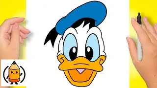How To Draw Donald Duck For Beginners | Easy Drawing Tutorial