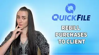 How to rebill purchases to customers on QuickFile