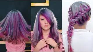 Rainbow hair Cuman Pake Miranda Hair Colour