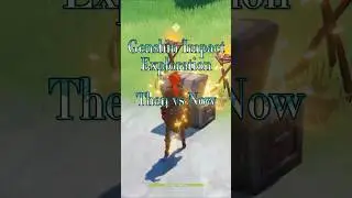 Genshin Then Vs Now #genshinimpact #gaming #shorts