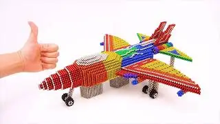 Magnetic Buckyballs Airplane Build | Creative DIY