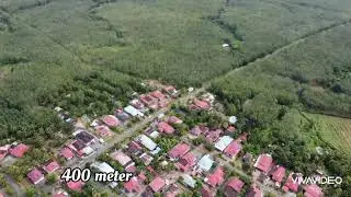 Felda Bukit Tangga dari 500 meter.