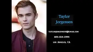 Taylor Jorgensen Actor Demo Reel (2019)
