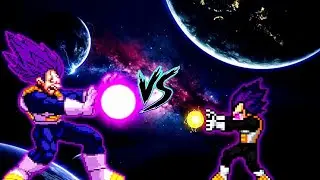 Vegeta Ultra Ego Z2i V3 VS Vegeta Ultra Ego V3 in Mugen