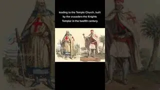The 12th century Knights Templar church in London #london #history #shorts