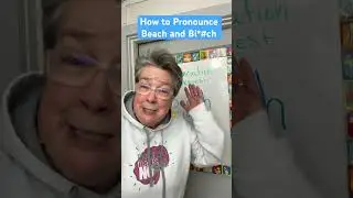 How to Pronounce Beach vs Bitch #pronunciation #languagelearning  #english #humor # beach