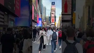 TIMES SQUARE NYC TODAY #shortvideo #newyorkcity #viralvideo #viral  #timessquare #nyc #fyp #shorts