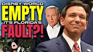 Disney World EMPTY Is Florida's Fault?! Legacy Media Stoop to New Story for Magic Kingdom Vacancy!