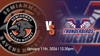 🏒 Semiahmoo Ravens U11 A1 vs Vancouver Thunderbirds U11 A1 &mdash; League Game (12:30 PM, UBC)