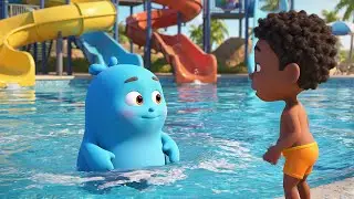 Fall Guys Wobbly Runner&rsquo;s Water Trap Jump | Nursery Rhymes for Kids & Baby Songs