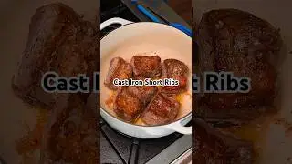 Chef Kris Braises Short Ribs in an Enamel Dutch Oven