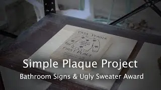 Simple Plaques for Friends (Part 1) - CNC Project #66 [Shapeoko]