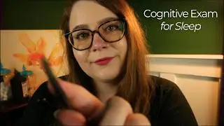 Full Cognitive Examination for Sleep (Neurological Tests, Attention/Memory) 🩺 ASMR Medical Roleplay