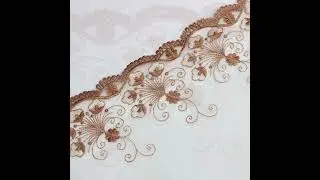 Mesh Embroidery Lace Fabric