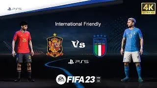 FIFA-23 PS5 | Spain Vs. Italy | UEFA National Semi Final Gameplay | PS5&trade; [4K60].
