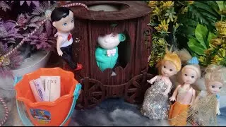 Zemo Doll Vlogs part 31/barbie all day routine/village barbie/monkey ka tamasha/barbie video