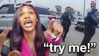 Cops vs Dumbest Karens After a Failed Hit-and-Run | Karen Arrested #472