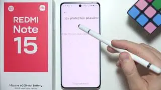 Redmi Note 15: Как изменить пароль защиты конфиденциальности