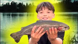 Fishing at Cheney Lake, AK
