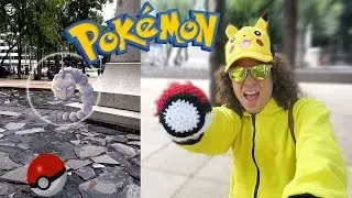 ATRAPANDO POKÉMON EN LA CALLE